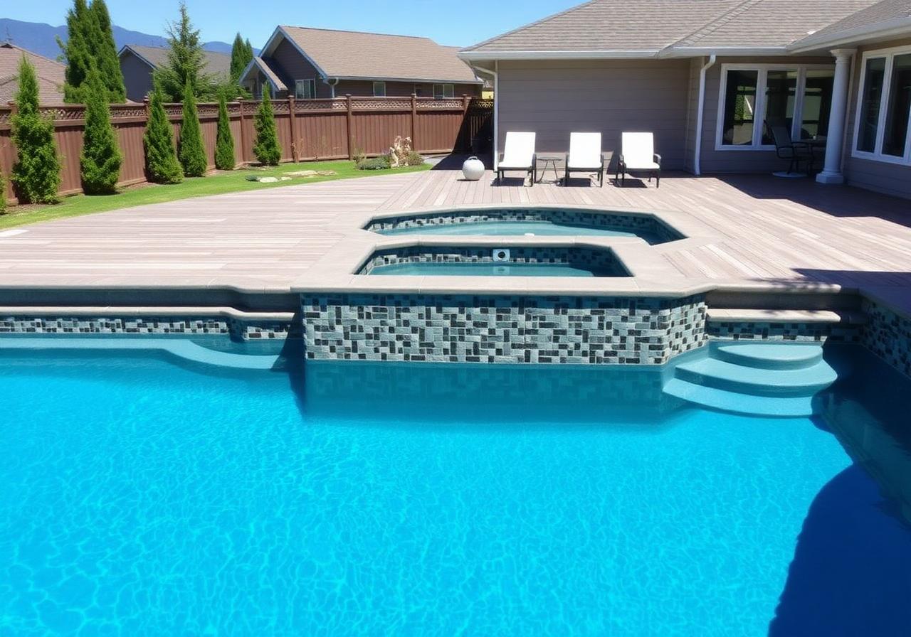 Clean Kelowna pool surround